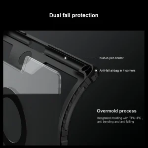 Nillkin Bumper Link Keyboard Case (Backlit Version) pro iPad Pro 11 2024 Black - obrázek 6