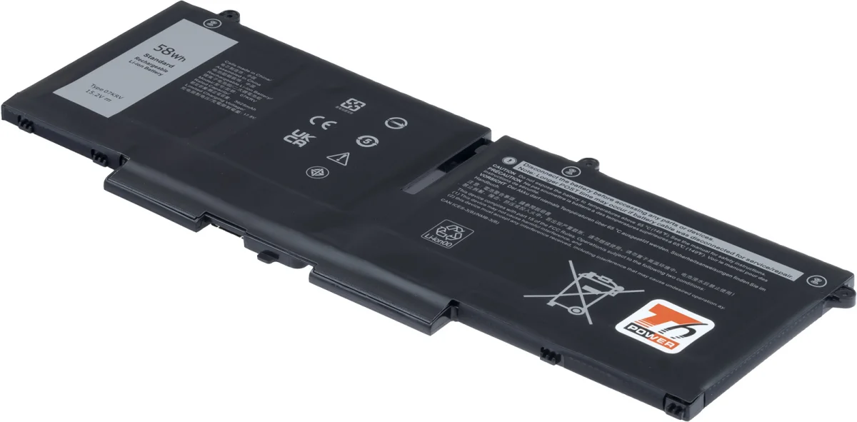 Baterie Dell Latitude 5330/5430/5530 58Wh 3815mAh (T6 Power)