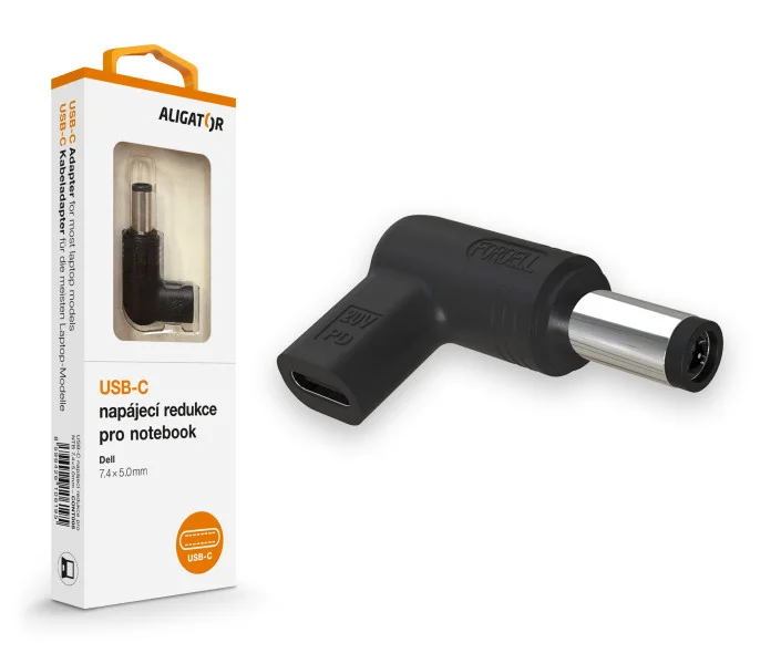 ALIGATOR USB-C napájecí redukce 7,4 x 5,0 mm Dell