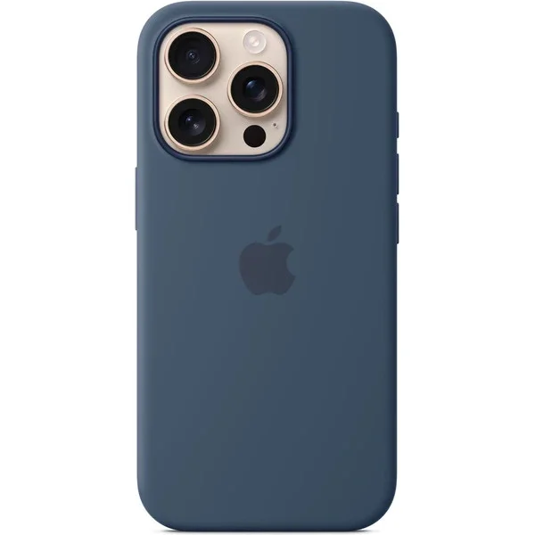 iPhone 16 Pro Silicone Case with MS - Denim / SK