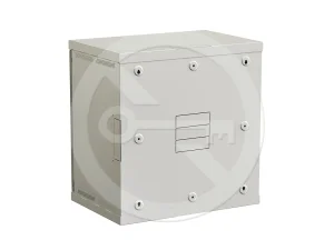 Rozvaděč nástěnný SENSA 12U 400mm, dveře plech, RAL 7035, SENSA-12U-64-11-G - obrázek 2