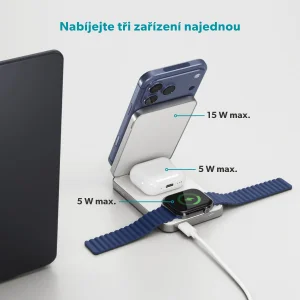 Epico UltraBase 4in1 8000mAh Fold powerbanka & bezdrátový nabíjecí stojánek EF50 - obrázek 4