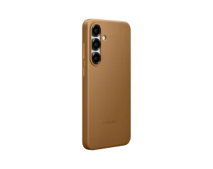 Samsung Ochranný kryt z veganské kůže pro Galaxy S25+ Brown - obrázek 5