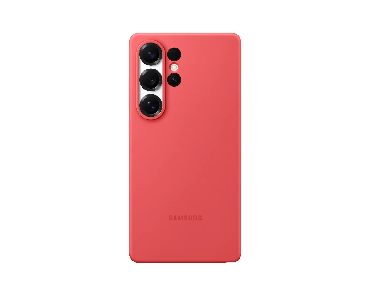 Samsung Silikonový zadní kryt pro Galaxy S25 Ultra Red