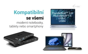 i-tec KVM dokovací stanice HDMI 2 hostitele, 2x 100W - obrázek 7
