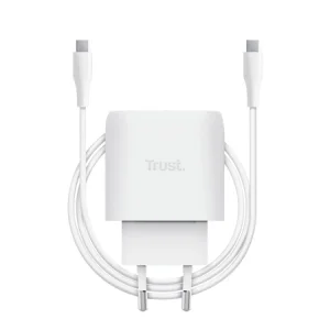 TRUST MAXO 45W USB-C GAN nabíječ bílý - obrázek 7