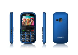 EVOLVEO EasyPhone XS, mobilní telefon pro seniory, modrý - obrázek 2