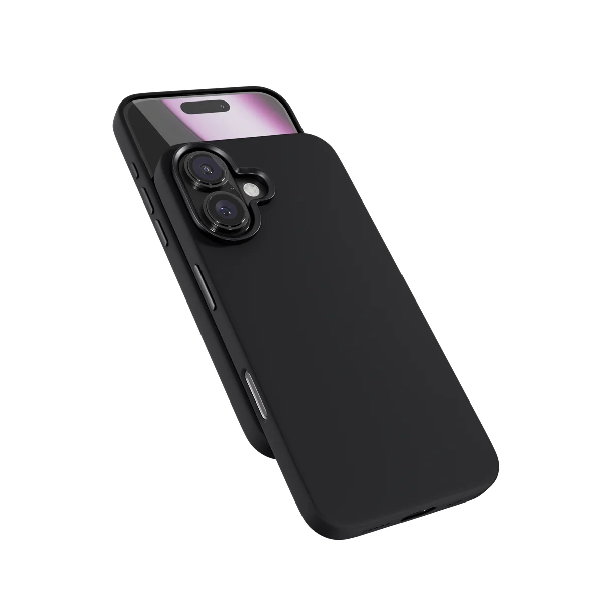 Epico Mag+ Silicone Pro kryt iPhone 16 - černý