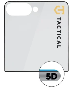 Tactical Glass Shield 5D sklo (Vnější) pro Samsung Galaxy Z Flip 7 Black - obrázek 2