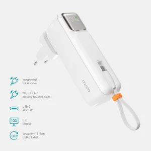 Epico 2in1 5000mAh powerbanka a adaptér ET30 - obrázek 4