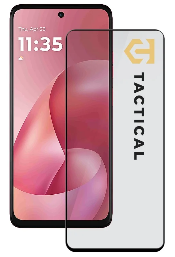 Tactical Glass Shield 5D sklo pro Motorola Moto G57 Power Black 
