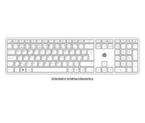 HP USB Business Slim Smartcard Keyboard CZ - obrázek 3