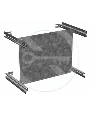 Rozvadeč nástěnný venkovní LC-20 9U 600x400 prosklené dveře 2x1bodový zámek LC-20-9U-64-11-G - obrázek 3