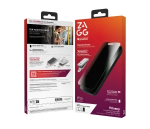 ZAGG Ochranné sklo GLASS Elite Privacy pro Apple 17 Pro Max - obrázek 2