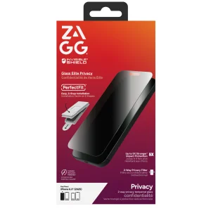 ZAGG Ochranné sklo Elite Privacy pro Apple iPhone 17 - obrázek 2