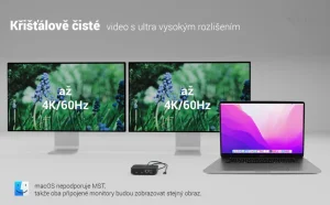 i-tec USB-C Dual HDMI dokovací stanice 100W - obrázek 6