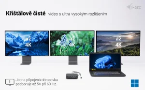 i-tec USB-C DP dokovací stanice Dual HDMI 100W - obrázek 6
