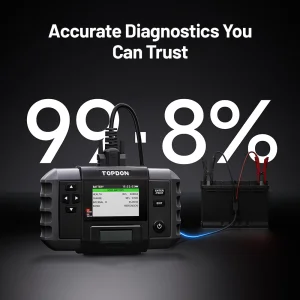 TOPDON Tester autobaterií BT600P/3,5" displej/5200mAh/6V,12V,24V - obrázek 4