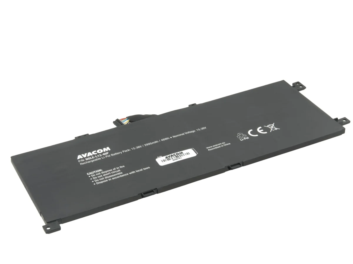 Baterie AVACOM pro Lenovo ThinkPad L13 Gen.1, Gen.2 Li-Pol 15,36V 2995mAh 46Wh