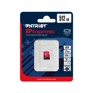 Patriot EP Express/Micro SDXC/512GB/UHS-I U3 / Class 10 - obrázek 2