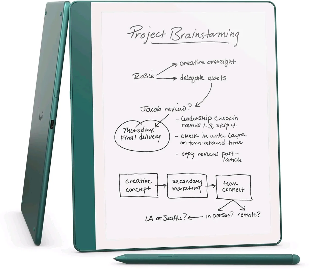 E-book Amazon Kindle Scribe 2024 (64 GB), Jade