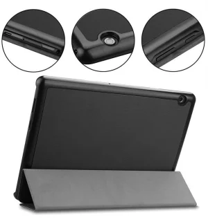 Tactical Book Tri Fold Pouzdro pro Xiaomi Redmi Pad SE 8,7 Black - obrázek 2
