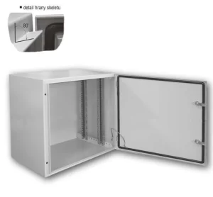 Datacom 19"venkovní rozvaděč 12U/600x400 IP65 šedý