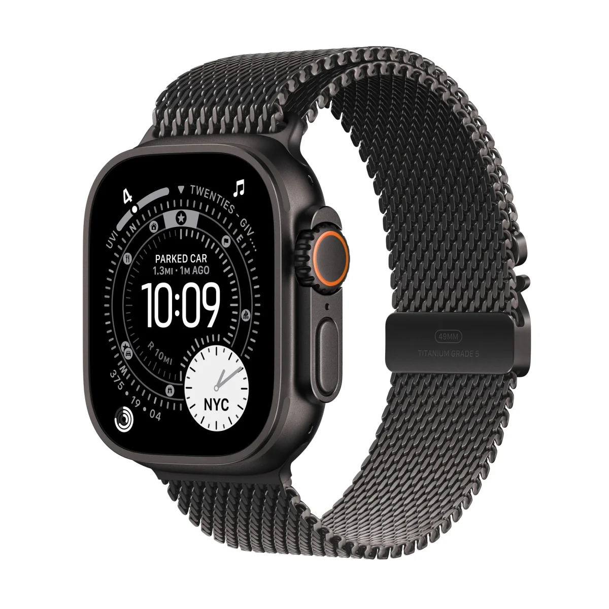 Apple Watch Ultra 3 49mm Elegant Band Black