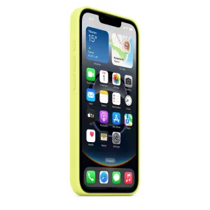 iPhone 16e Silicone Case – Neon Yellow - obrázek 2