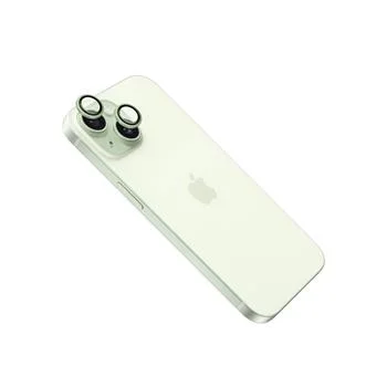 FIXED Camera Glass Apple iPhone 15/15+, světle zel