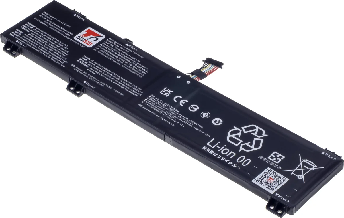 Baterie T6 Power pro Lenovo Legion 5 15ARH7H, 5 15IAH7H, 5 Pro 16ARH7H, 5182mAh, 80Wh, 4cell, Li-pol
