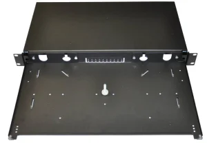 OPTIX 19" Optická vana 24xSCD černá aretace plastovým klipem - obrázek 3