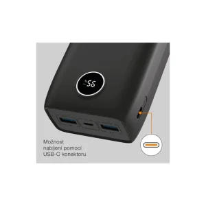 ALIGATOR PBPD30BK 30 000mAh PD 20W černá - obrázek 3