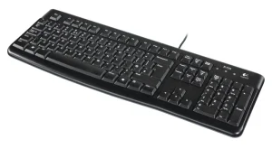 Logitech K120/Drátová USB/CZ-SK layout/Černá - obrázek 2