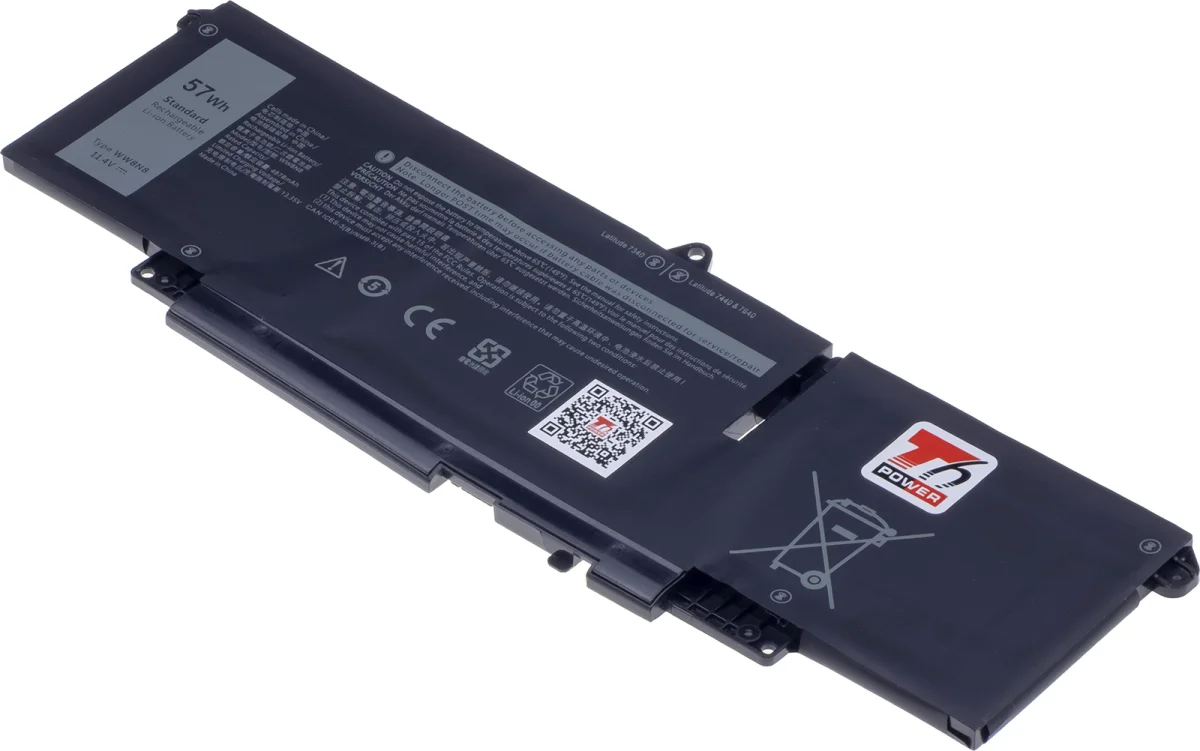 Baterie Dell Latitude 7340/7350/7440/7450/7640/7650 57Wh (T6 Power)