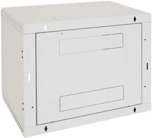Nástěnný rozvaděč jednodílný 6U/395mm plech.dveře - obrázek 2