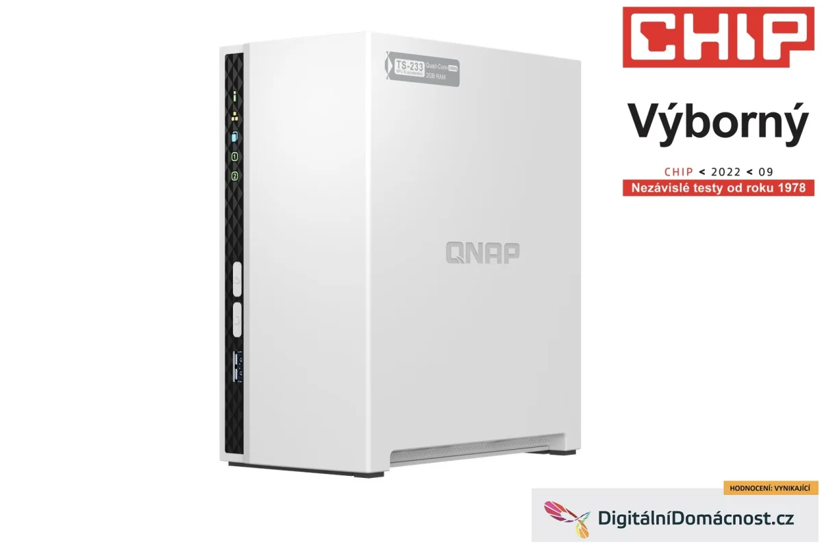 QNAP TS-233 NAS 2GB/2x SATA ARM Cortex-A55
