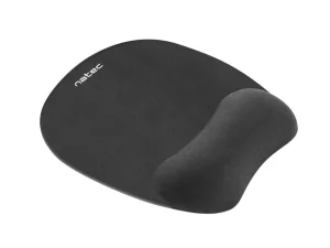 Podložka pod myš ergonomická Natec CHIPMUNK, paměťová pěna, černá, 230x200 mm - obrázek 2