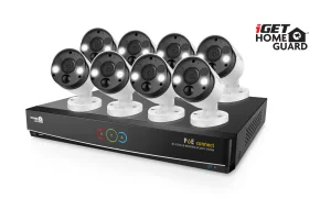 IGET HGNVK164908 16CH NVR + 8x IP 4K kamera PoE sada - obrázek 2