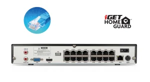 IGET HGNVK164908 16CH NVR + 8x IP 4K kamera PoE sada - obrázek 4