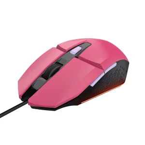 TRUST GXT 109 FELOX/Herní/Optická/Pro praváky/6 400 DPI/Drátová USB/Růžová - obrázek 2