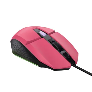 TRUST GXT 109 FELOX/Herní/Optická/Pro praváky/6 400 DPI/Drátová USB/Růžová - obrázek 4