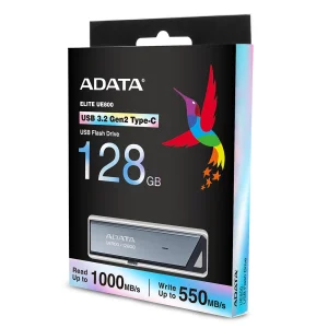ADATA UE800/128GB/USB 3.2/USB-C/Stříbrná - obrázek 2