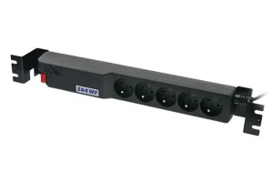 19" napáj.pan.Acar 504WF 5x220V-3m black+přep.ochr - obrázek 7