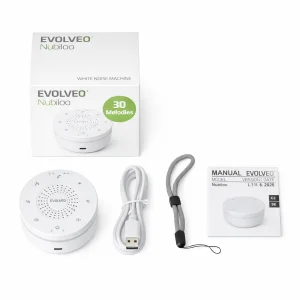 EVOLVEO Nubiloo - uspávací modul s bílým šumem a barevným světlem - obrázek 11