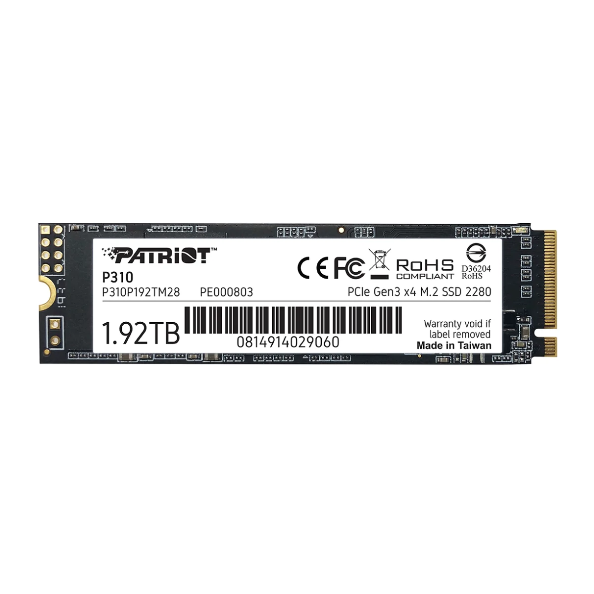 PATRIOT P310/1,9TB/SSD/M.2 NVMe/5R