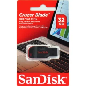 SanDisk Cruzer Blade/32GB/USB 2.0/USB-A/Černá - obrázek 2