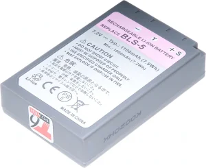 Baterie T6 Power pro Olympus BLS-5, PS-BLS5, BLS-50, PS-BLS50, 1100mAh, 7,9Wh - obrázek 2