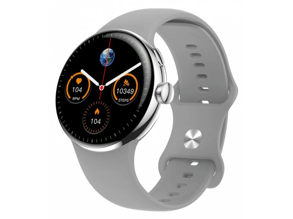 CARNEO Matrixx HR+ chytré hodinky 45mm Silver