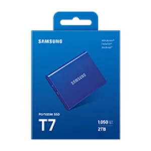 Samsung T7/2TB/SSD/Externí/2.5"/Modrá/3R - obrázek 2